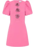 Rebecca Vallance Aubree flower mini dress - Pink