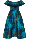 Rebecca Vallance Night Shade midi dress - Blue