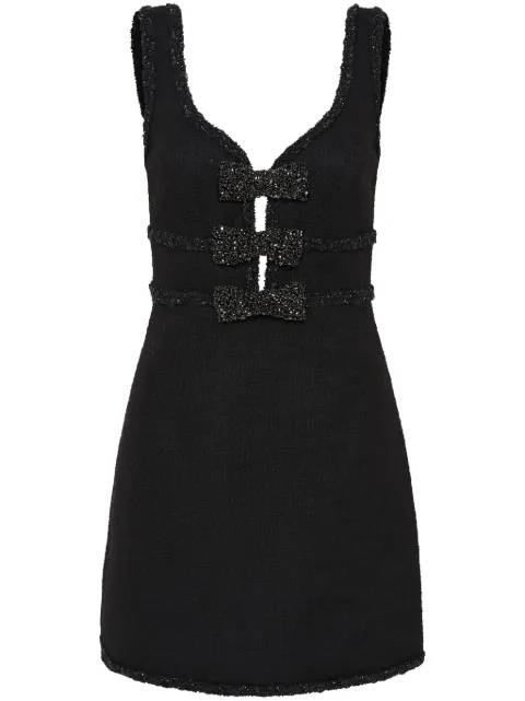 Rebecca Vallance Margo Bow mini dress