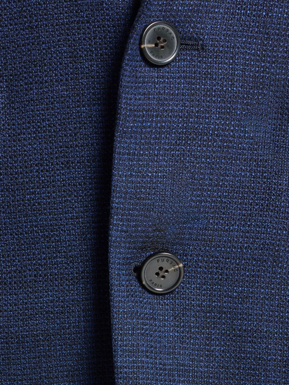 Shop Fursac Single-breasted Blazer In Blue