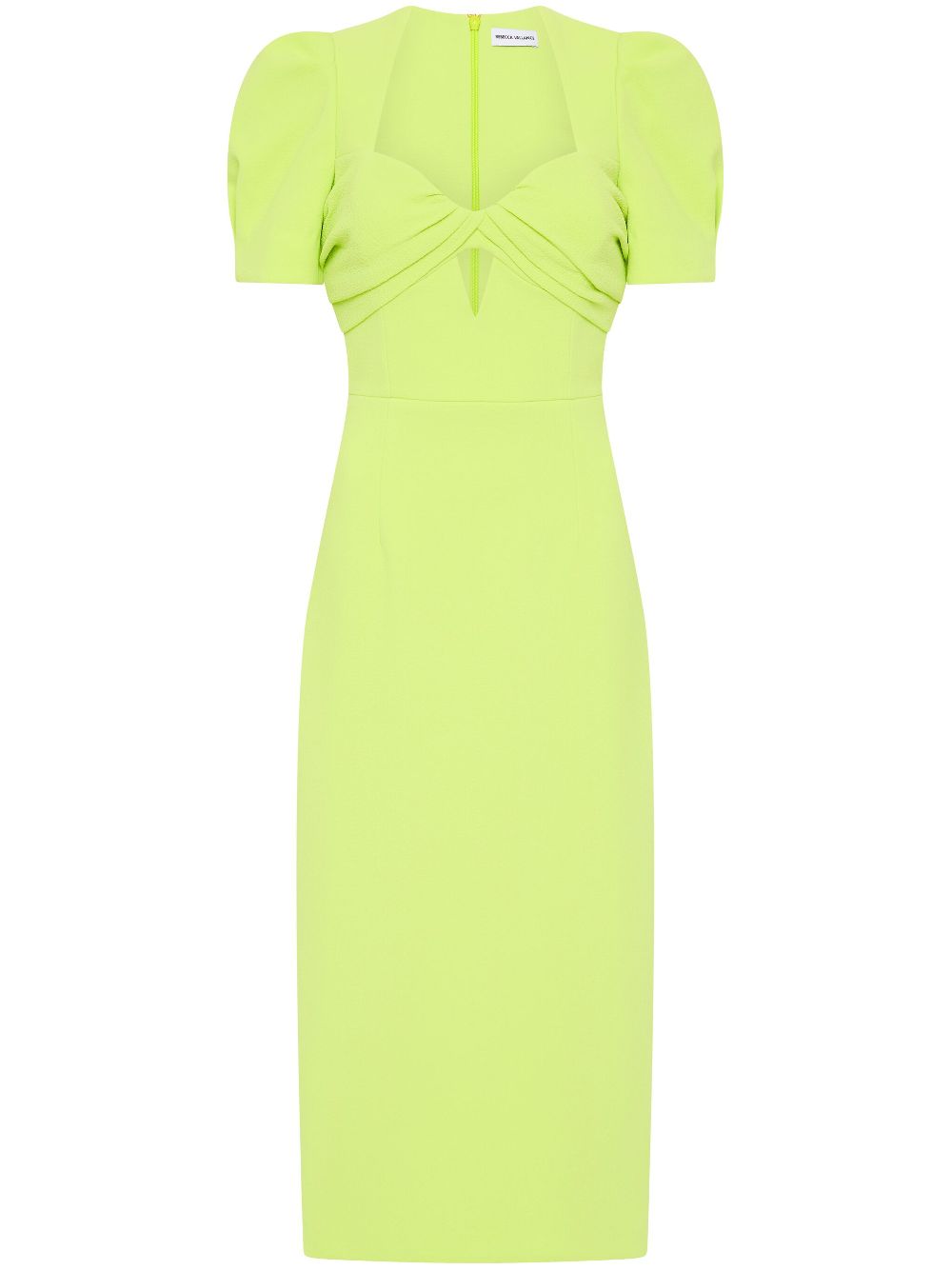 Rebecca Vallance Aria puff-sleeve midi dress - Green