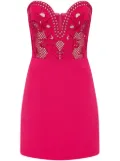 Rebecca Vallance Claudia floral-embroidery mini dress - Pink