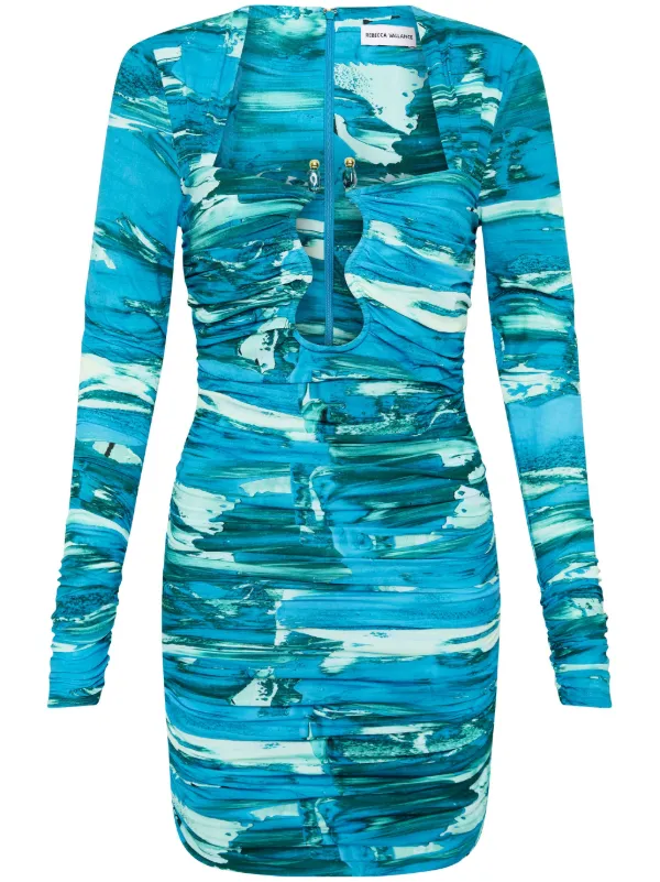 rebecca vallance blue dress Violetta Midi Dress – Rebecca Vallance main image 0