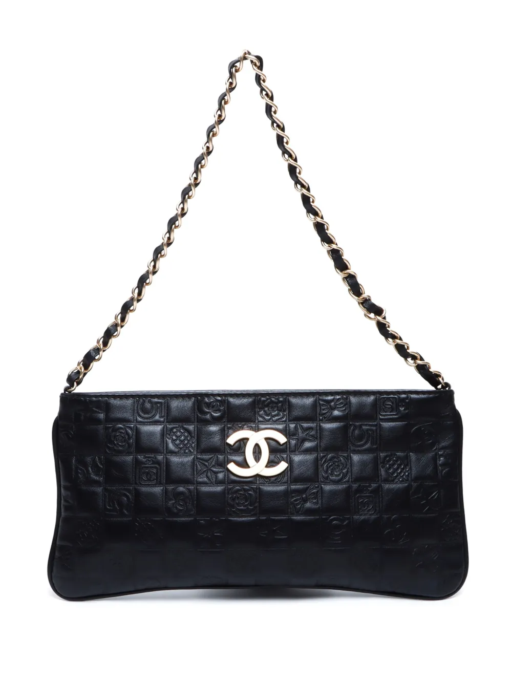 CHANEL Pre-Owned 2003-2004 Choco Bar shoulder bag – Black