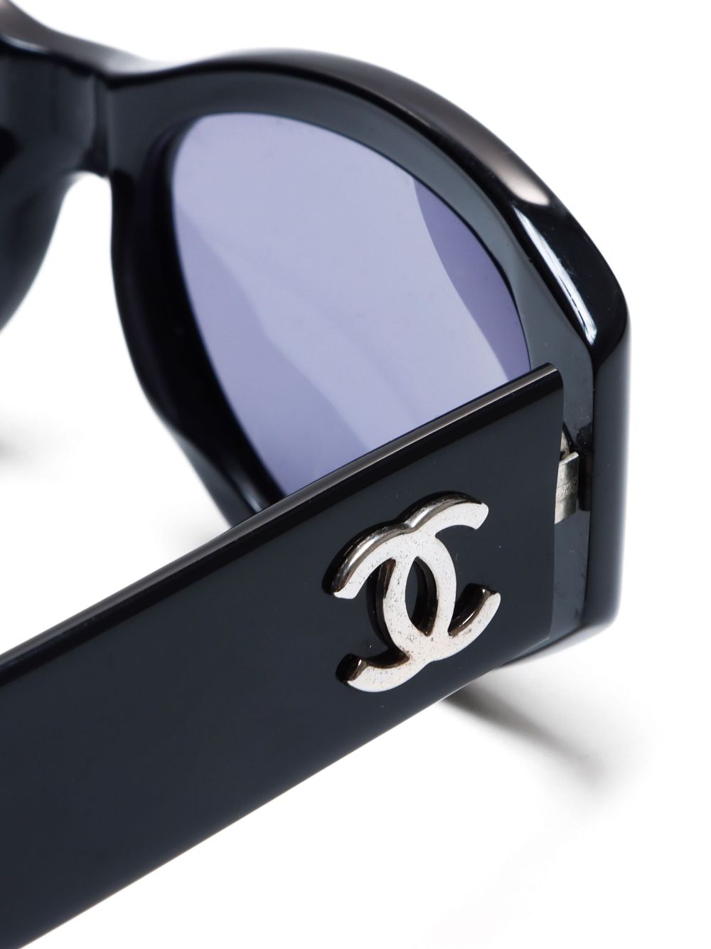 CHANEL 2000 CC oval-frame sunglasses Women