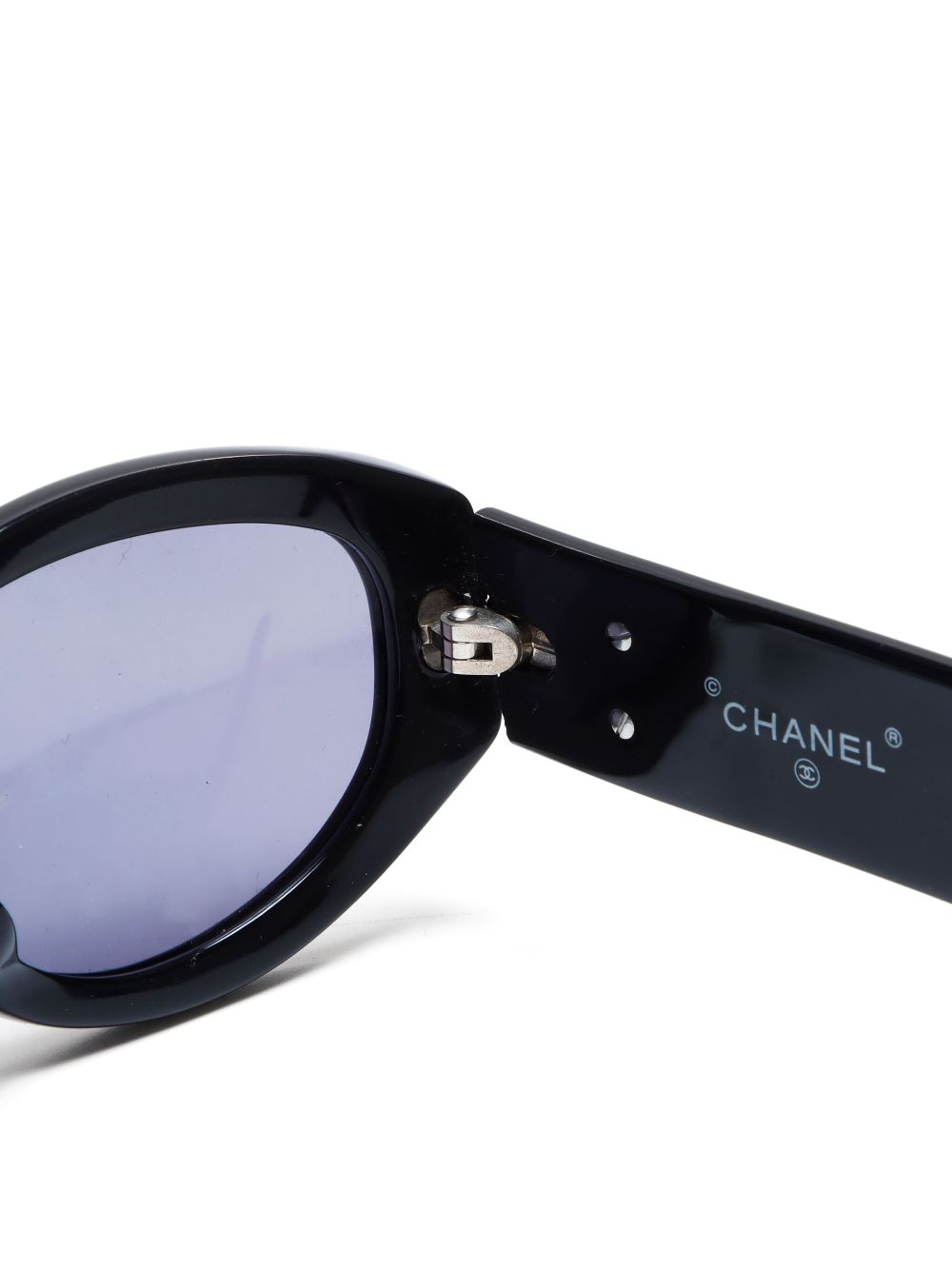 CHANEL 2000 CC oval-frame sunglasses Women