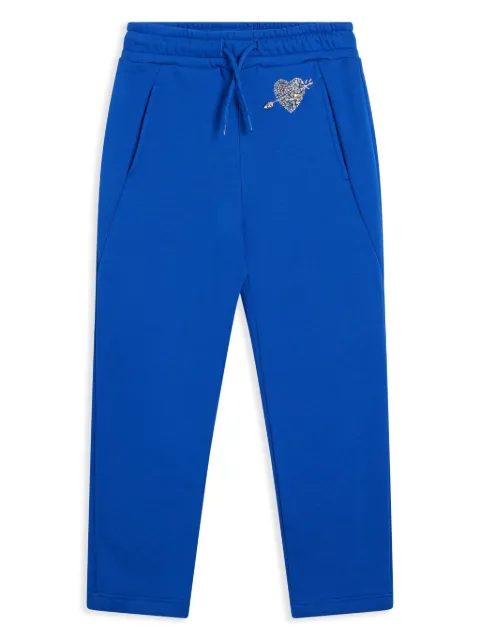 MSGM Kids rhinestone-embellished track pants
