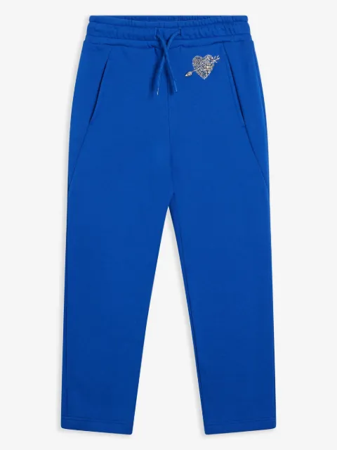 MSGM Kids rhinestone-embellished track pants