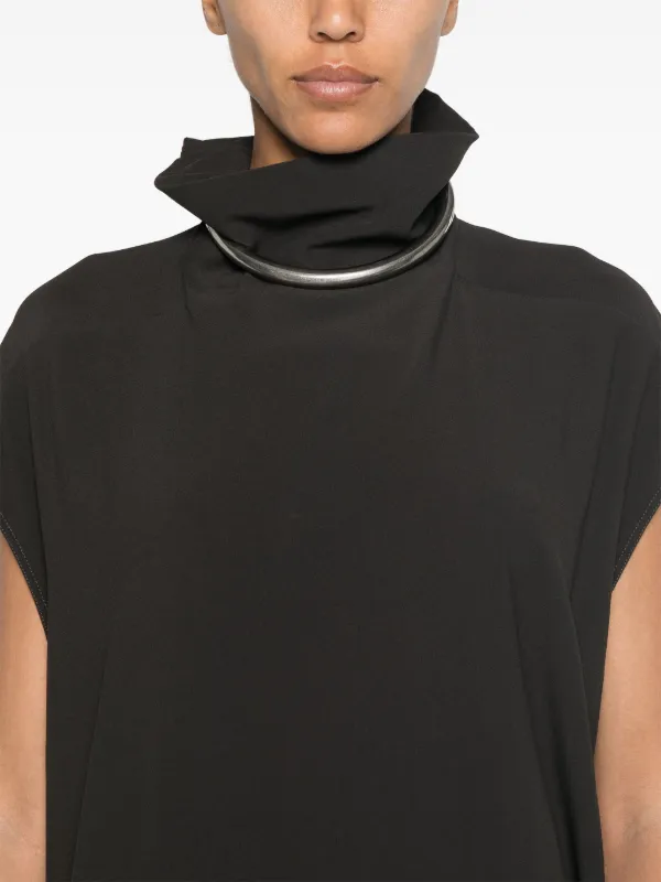 Rick Owens EDFU T Asymmetric Maxi Dress | Grey | FARFETCH