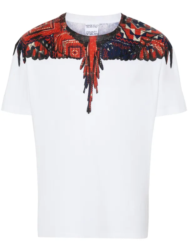 Marcelo Burlon County Of Milan Bandana Wings T-shirt | White 