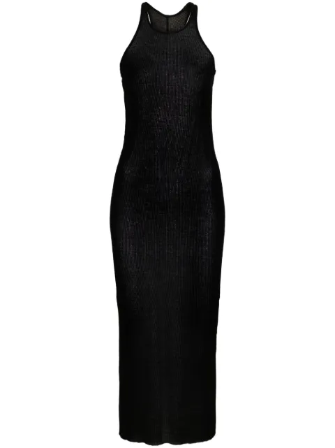Rick Owens DRKSHDW vestido midi tejido de canalé