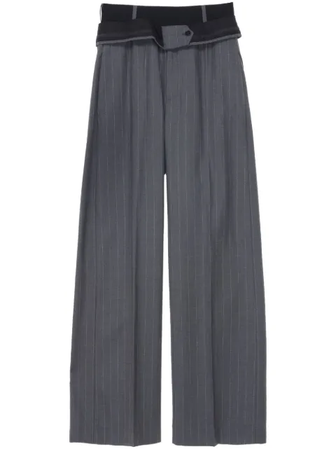 ALAINPAUL pantalones de vestir con cinturón