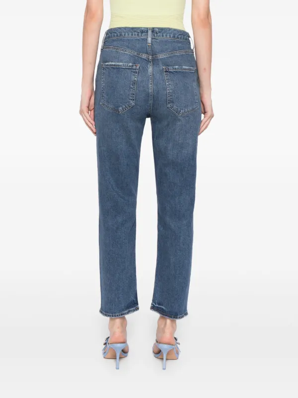 【関税込み】AGOLDE ブルー Riley ジーンズ AGOLDE Riley Jeans | Blue | FARFETCH GE