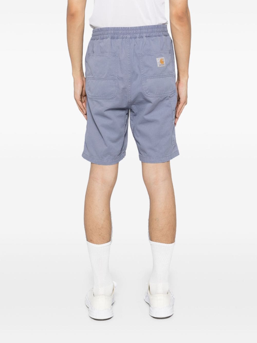 Shop Carhartt Flint Shorts In Red