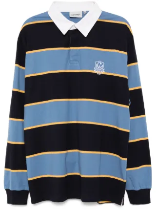 Carhartt WIP Wilt Rugby Shirt | Blue | FARFETCH ID