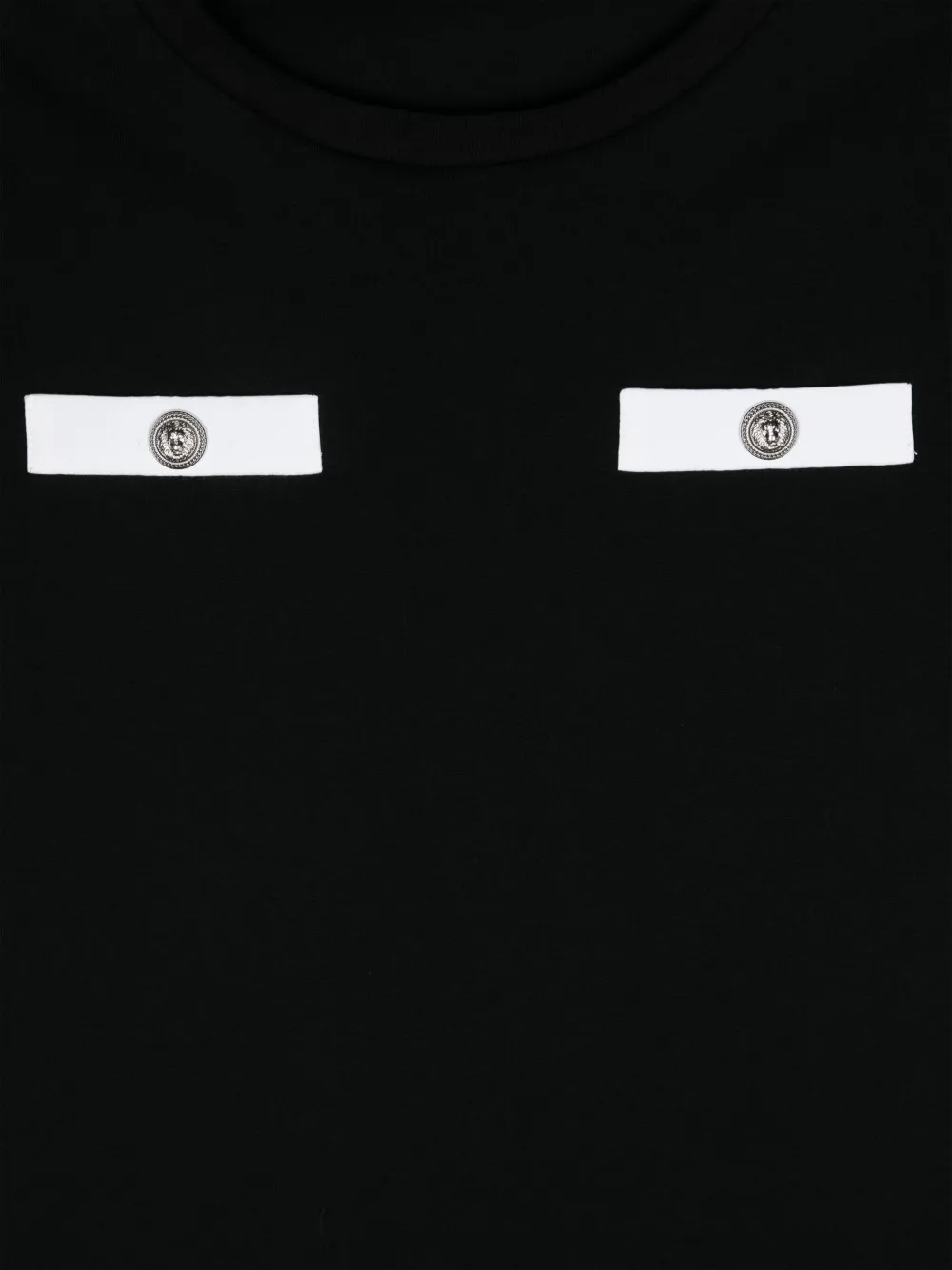 Balmain Kids T-shirt met logoprint Zwart