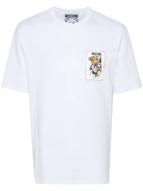 Moschino playera con motivo Teddy Bear