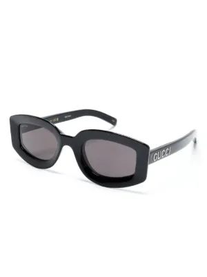GUCCI グッチ　サングラス　インターロッキング　ブラック スクエア　2996 Gucci Eyewear インターロッキングG スクエアフレーム サングラス