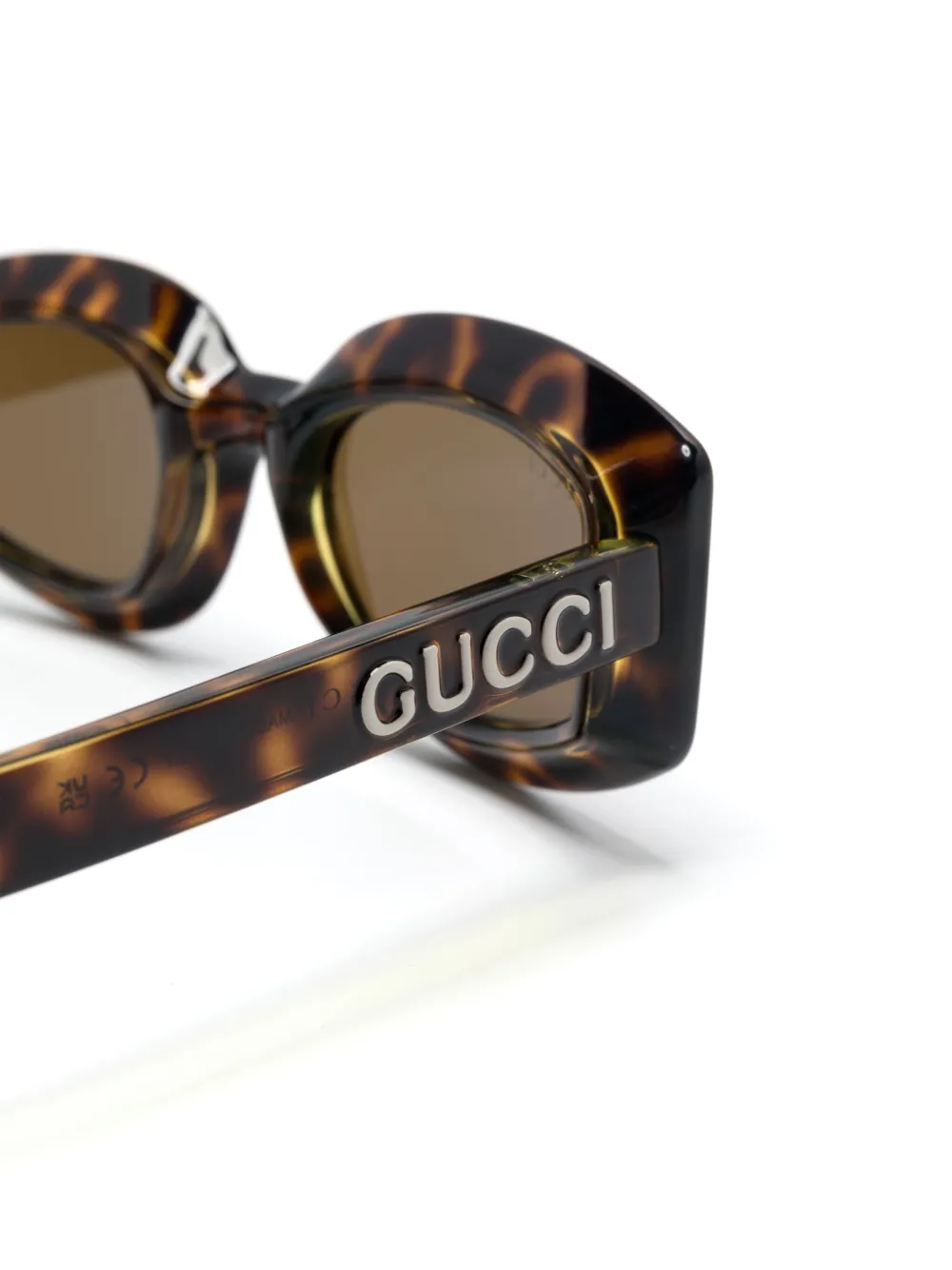 Gucci Eyewear logo lettering Sunglasses Farfetch