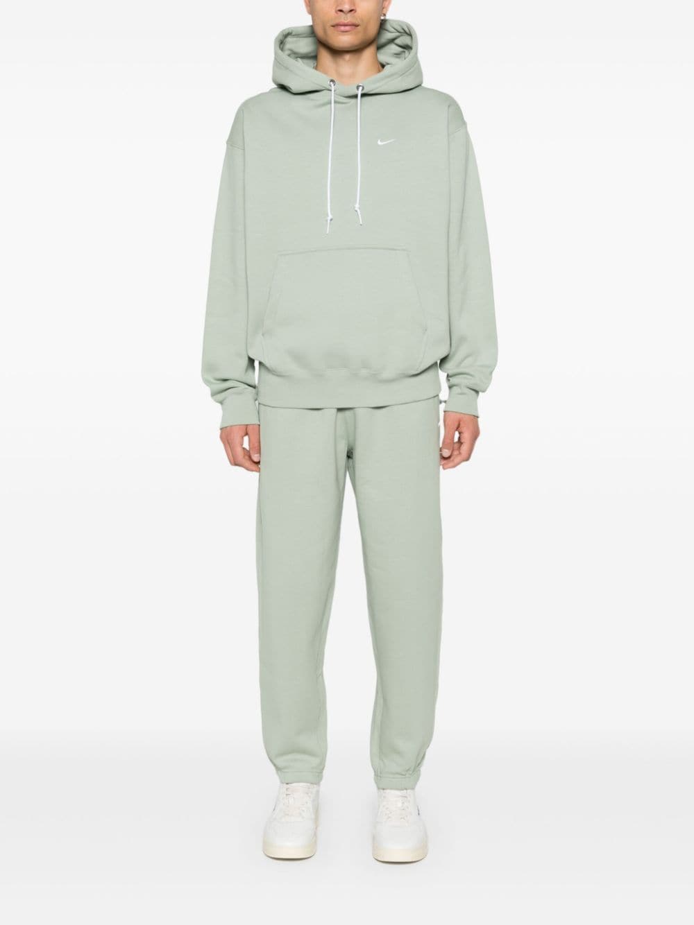 Shop Nike Solo Swoosh Hoodie In Grün