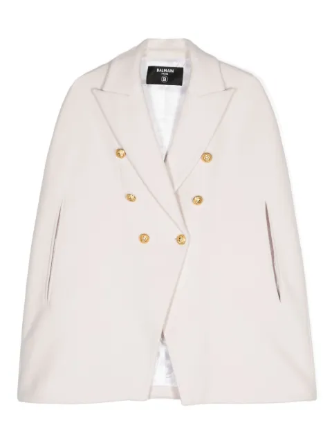 Balmain Kids felted cape