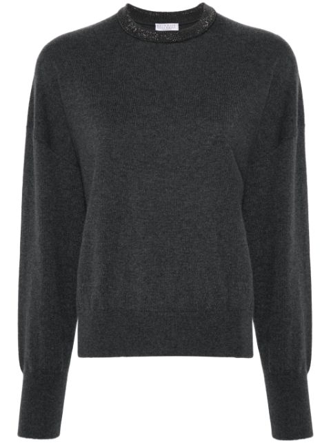 Brunello Cucinelli beaded-trim sweater Women