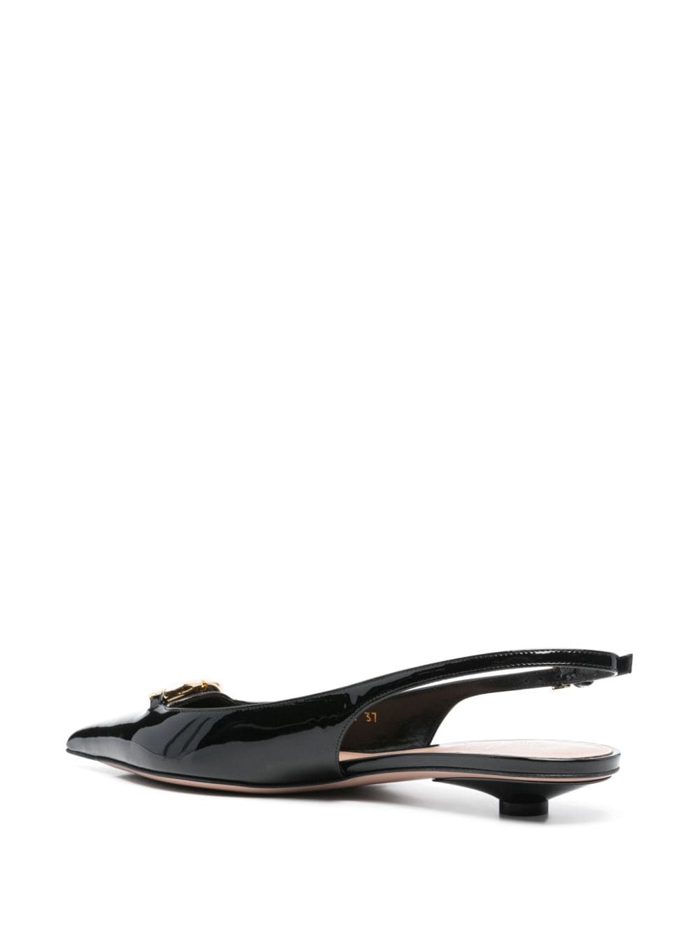 Valentino Garavani The Bold Edition VLogo 20 mm ballerina's Zwart