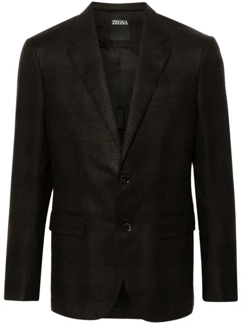 Zegna checked blazer