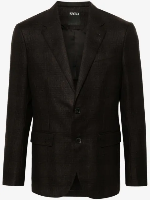 Zegna checked blazer