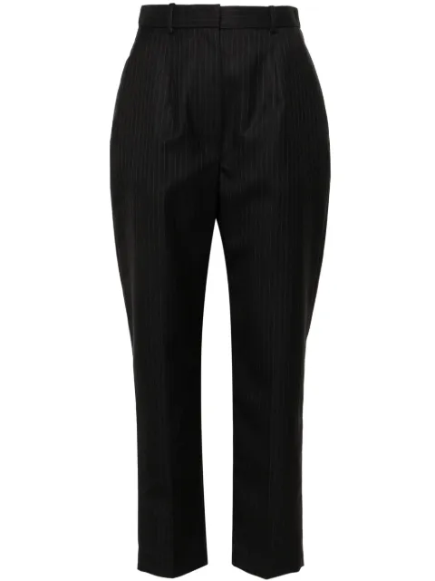 Alexander McQueen pantalones con rayas diplomáticas estampadas
