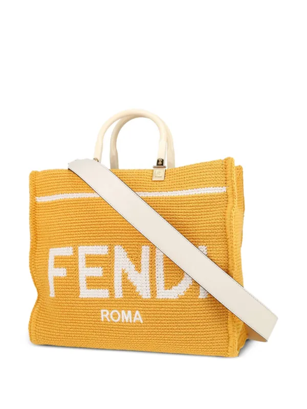 Fendi Pre-Owned 2020 Sunshine two-way Tote Bag | Yellow | FARFETCH
