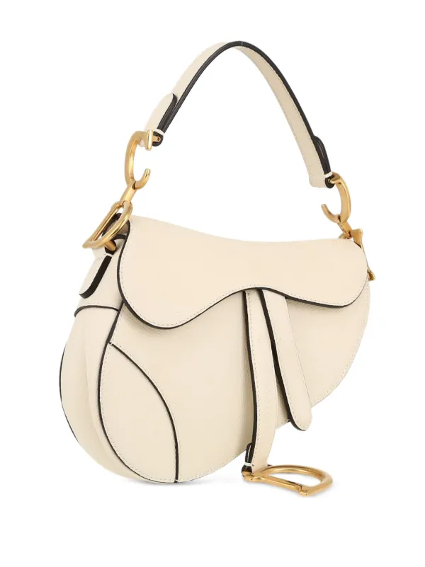 Christian Dior Pre-Owned 2020 Saddle Shoulder Bag White