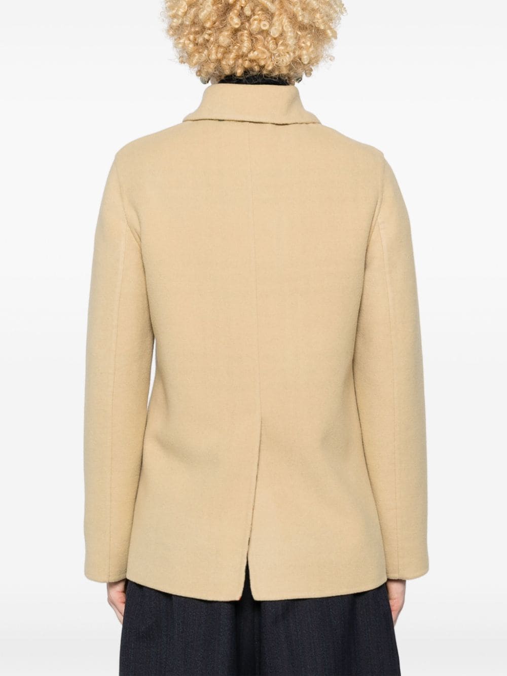 BURBERRY SINGLE-BREASTED WOOL JACKET 