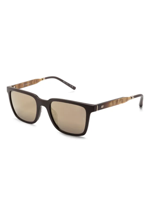 Oliver Peoples Lunettes De Soleil Mr Federer Marron FARFETCH FR