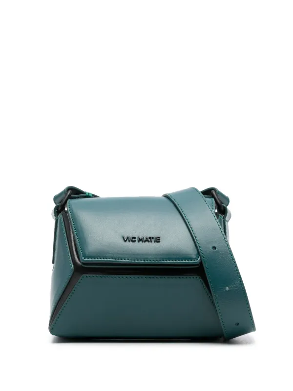 Vic Matie Small Sofia Leather Crossbody Bag Blue FARFETCH AU