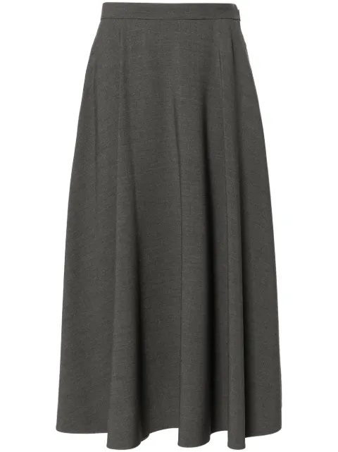Valentino Garavani VLogo A-line midi skirt