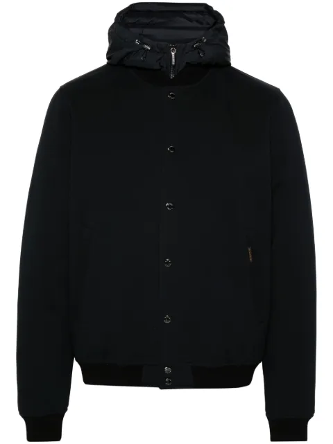 Moorer padded hooded jacket