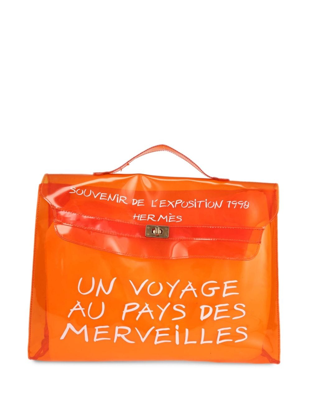 Hermès Pre-Owned 2010 Kelly Plastic handbag - Orange