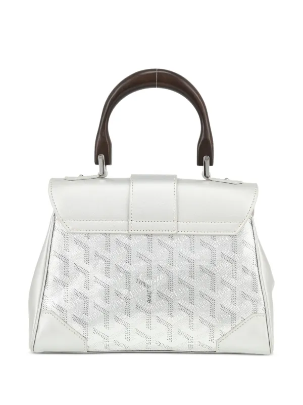 Goyard Pre Owned 2020s Mini Saigon two way Handbag Grey FARFETCH AO