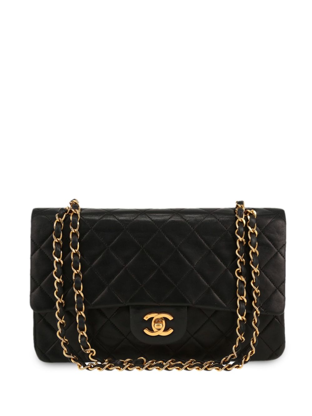 CHANEL Pre-Owned 1991 Double Flap shoulder bag – Black