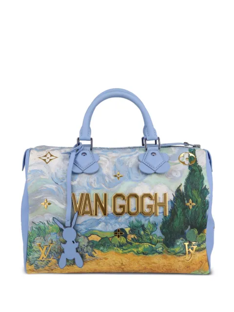 Louis Vuitton Pre-Owned x Jeff Koons 2017 Speedy Vincent Van Gogh handbag WOMEN