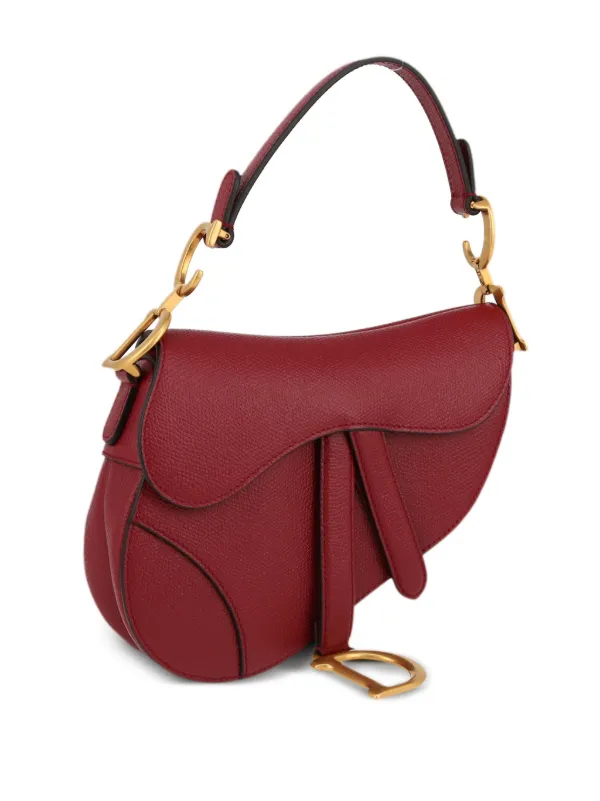 Christian Dior Pre-Owned ミニ サドル ハンドバッグ | レッド