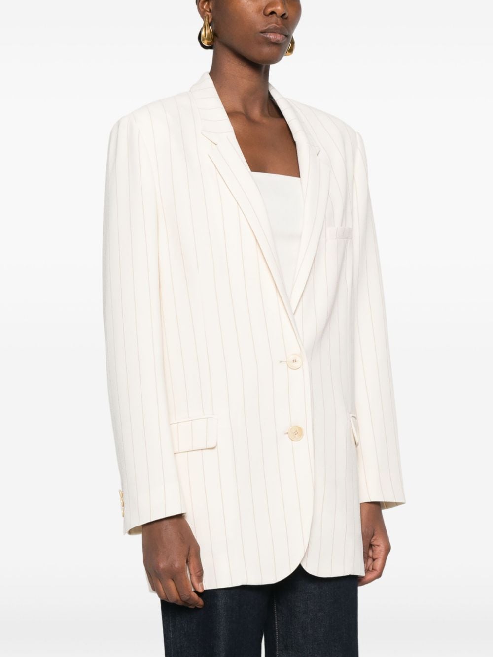 Shop Isabel Marant Oceany Blazer In Neutrals