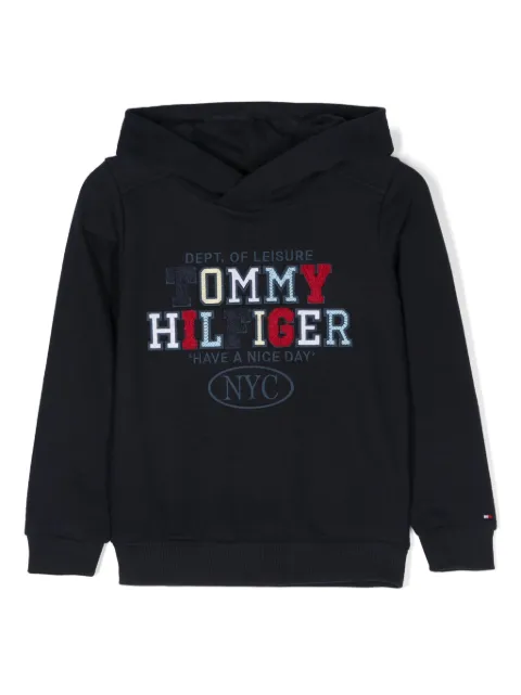 Tommy Hilfiger Junior embroidered-logo hoodie