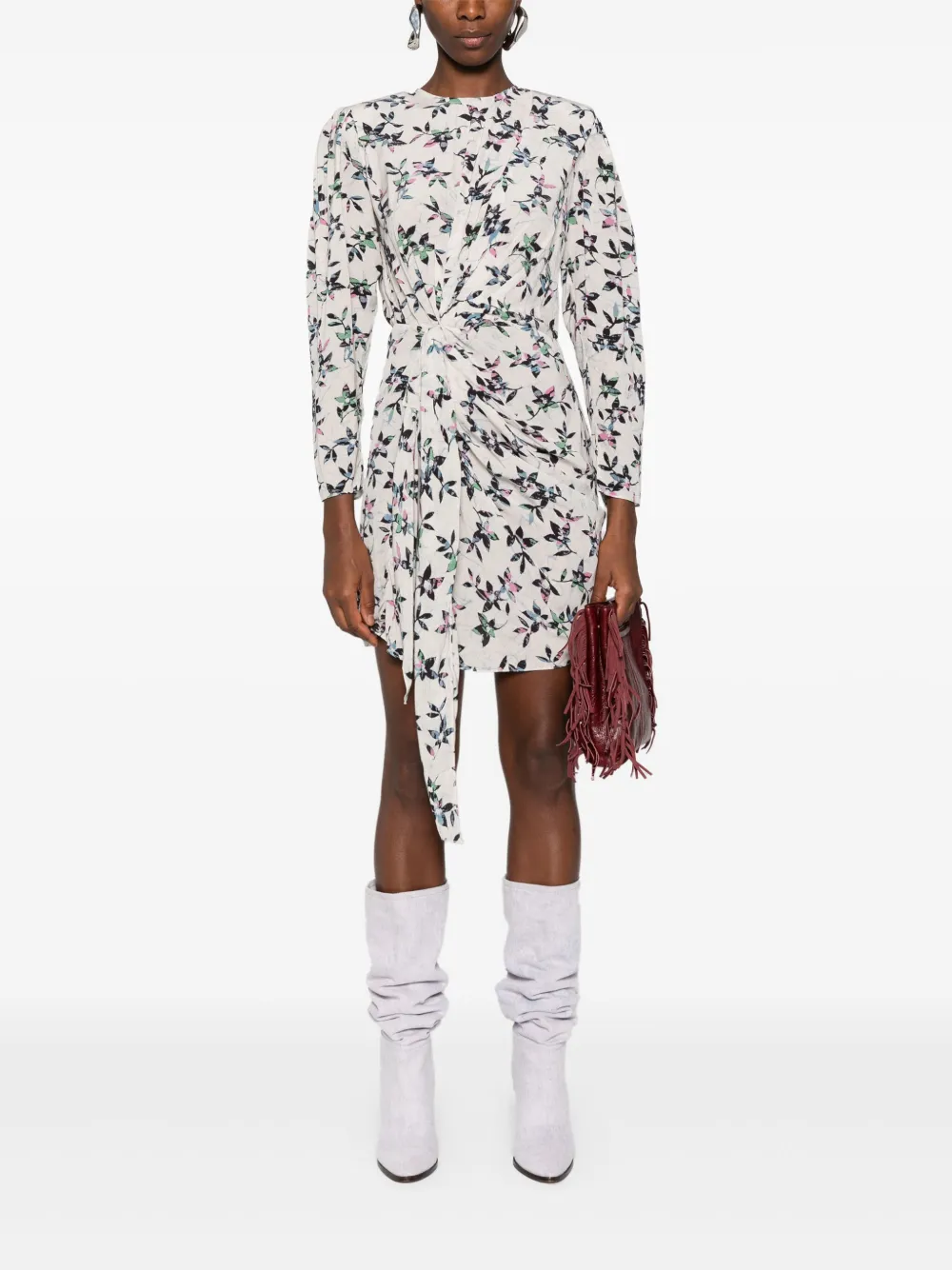 MARANT ÉTOILE Dulce mini dress - Beige