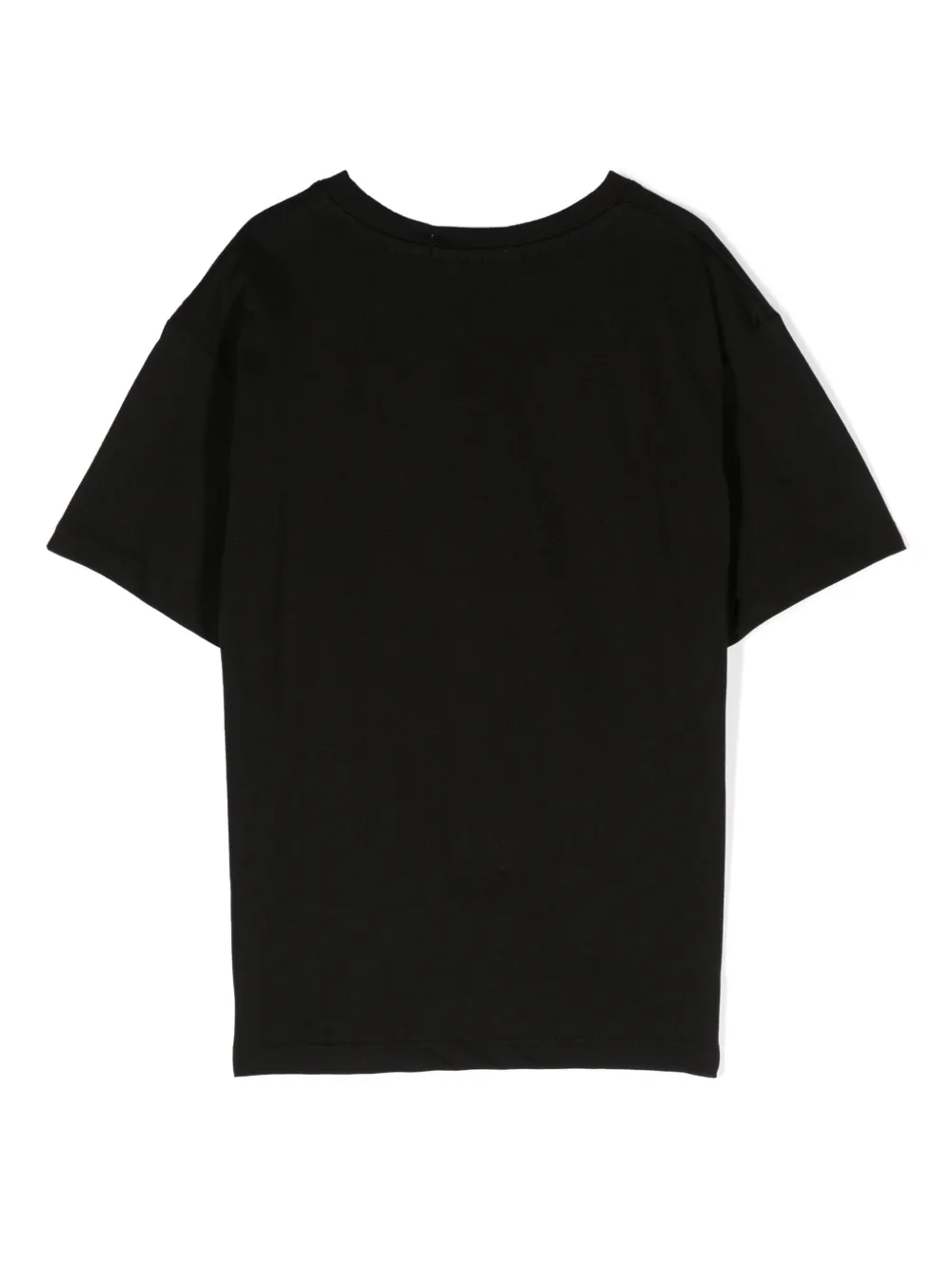 calvinkleinkids Calvin Klein Kids Katoenen T-shirt met logoprint - Zwart
