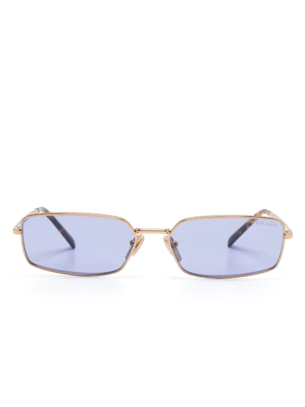 Prada Eyewear スクエアフレーム サングラス | ゴールドトーン