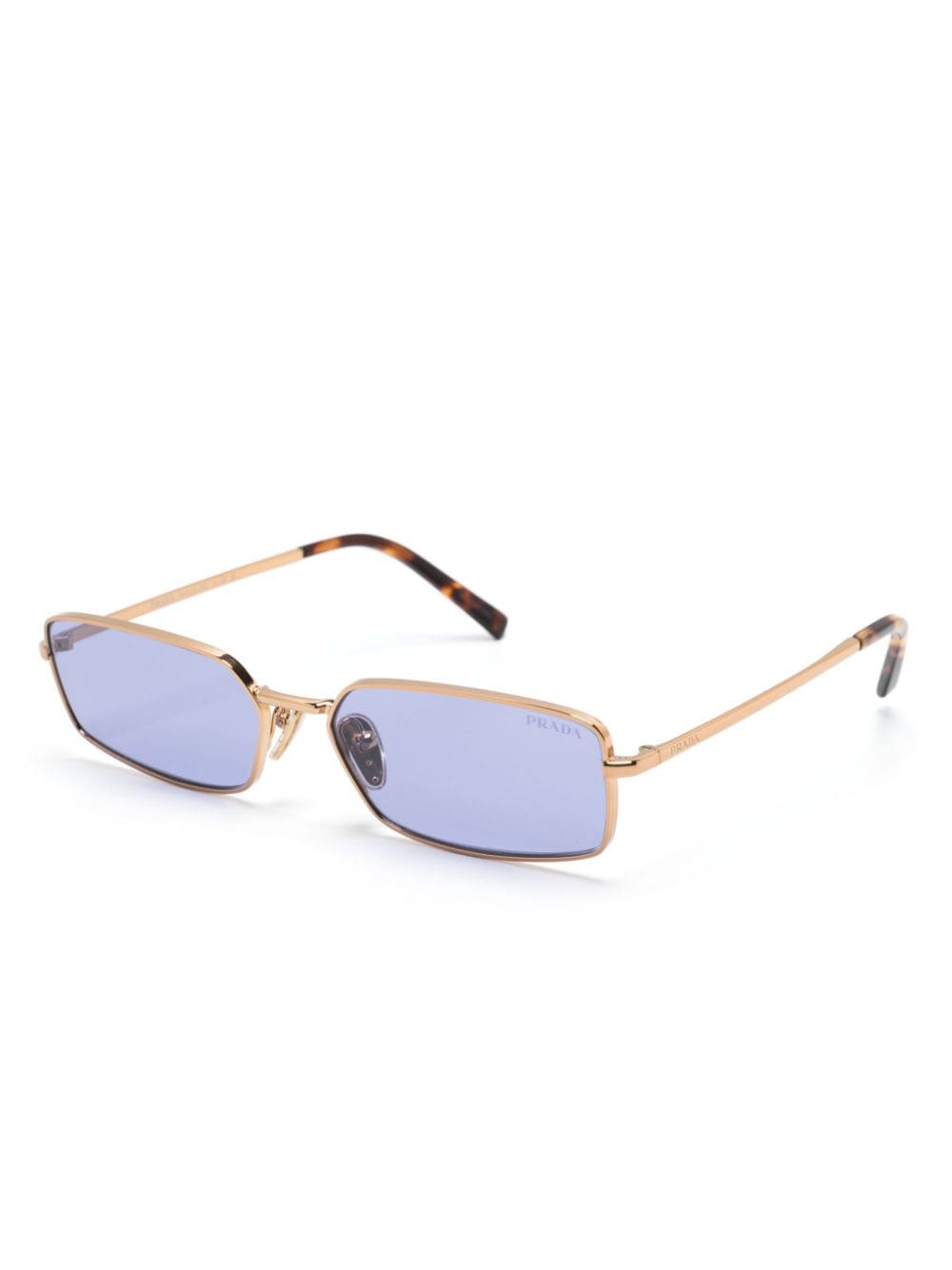 Prada Eyewear Prada zonnebril met logo - Goud