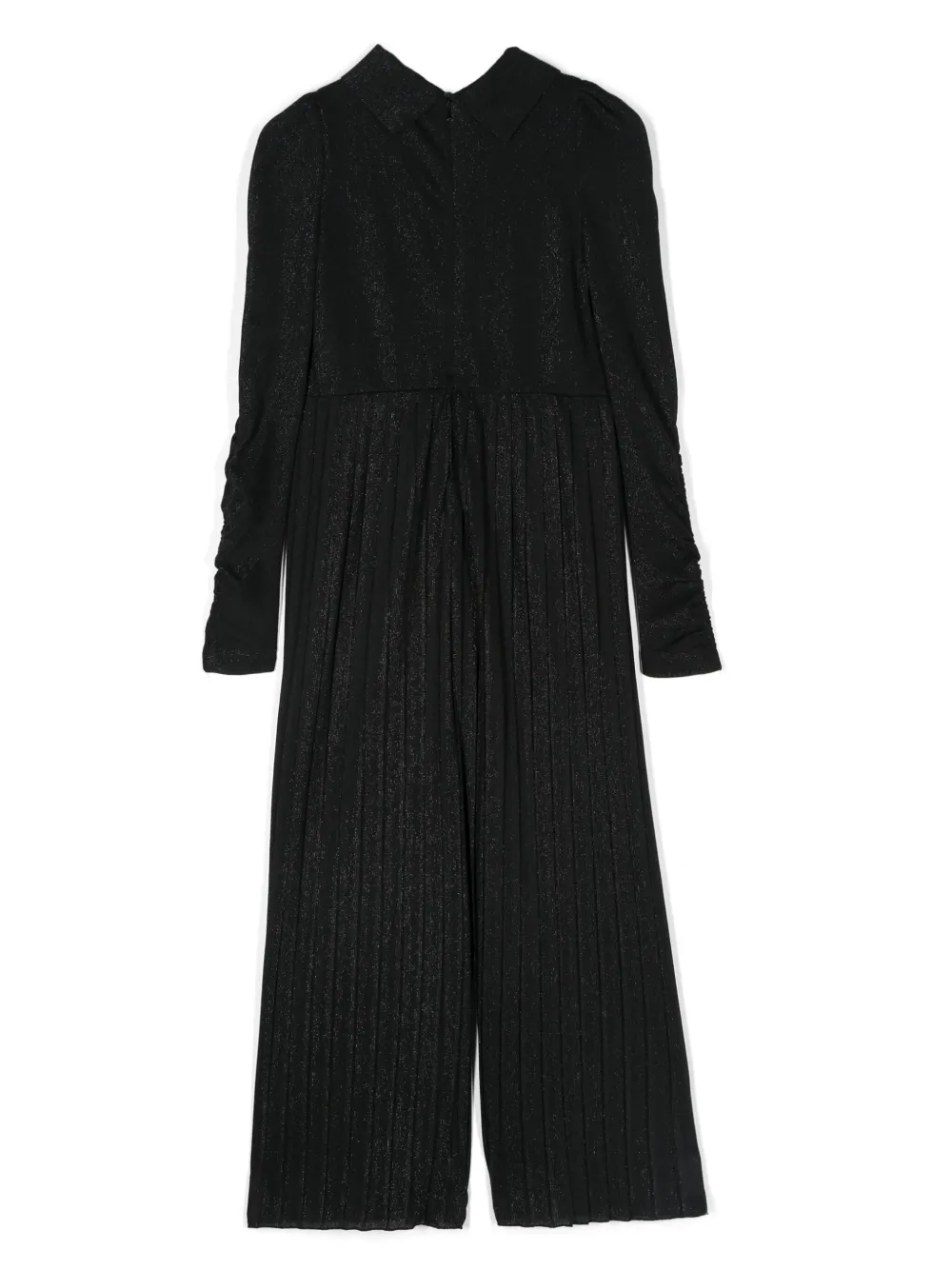 Monnalisa Geplooid jumpsuit - Zwart