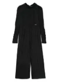 Monnalisa pleated jumpsuit - Black